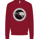 Viking a Wolf of Odin Than a Lamb of God Kids Sweatshirt Jumper Red
