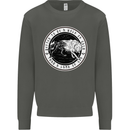 Viking a Wolf of Odin Than a Lamb of God Kids Sweatshirt Jumper Storm Grey