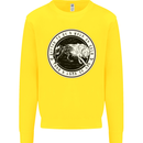 Viking a Wolf of Odin Than a Lamb of God Kids Sweatshirt Jumper Yellow