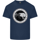 Viking a Wolf of Odin Than a Lamb of God Kids T-Shirt Childrens Navy Blue