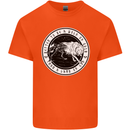 Viking a Wolf of Odin Than a Lamb of God Kids T-Shirt Childrens Orange