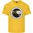 Viking a Wolf of Odin Than a Lamb of God Kids T-Shirt Childrens Yellow