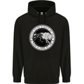 Viking a Wolf of Odin Than a Lamb of God Mens 80% Cotton Hoodie Black