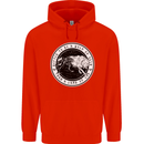 Viking a Wolf of Odin Than a Lamb of God Mens 80% Cotton Hoodie Bright Red
