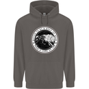 Viking a Wolf of Odin Than a Lamb of God Mens 80% Cotton Hoodie Charcoal