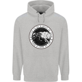 Viking a Wolf of Odin Than a Lamb of God Mens 80% Cotton Hoodie Sports Grey