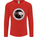 Viking a Wolf of Odin Than a Lamb of God Mens Long Sleeve T-Shirt Red