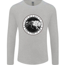 Viking a Wolf of Odin Than a Lamb of God Mens Long Sleeve T-Shirt Sports Grey