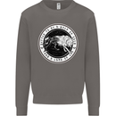 Viking a Wolf of Odin Than a Lamb of God Mens Sweatshirt Jumper Charcoal