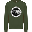 Viking a Wolf of Odin Than a Lamb of God Mens Sweatshirt Jumper Forest Green