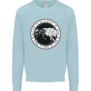 Viking a Wolf of Odin Than a Lamb of God Mens Sweatshirt Jumper Light Blue