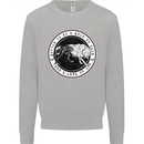 Viking a Wolf of Odin Than a Lamb of God Mens Sweatshirt Jumper Sports Grey