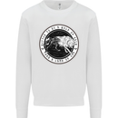 Viking a Wolf of Odin Than a Lamb of God Mens Sweatshirt Jumper White