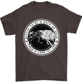 Viking a Wolf of Odin Than a Lamb of God Mens T-Shirt Cotton Gildan Dark Chocolate