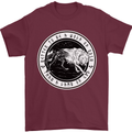 Viking a Wolf of Odin Than a Lamb of God Mens T-Shirt Cotton Gildan Maroon