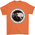Viking a Wolf of Odin Than a Lamb of God Mens T-Shirt Cotton Gildan Orange