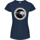 Viking a Wolf of Odin Than a Lamb of God Womens Petite Cut T-Shirt Navy Blue