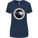 Viking a Wolf of Odin Than a Lamb of God Womens Wider Cut T-Shirt Navy Blue