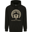 Vikings Valhalla Awaits Valknut Symbol Odin Childrens Kids Hoodie Black