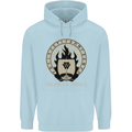 Vikings Valhalla Awaits Valknut Symbol Odin Childrens Kids Hoodie Light Blue