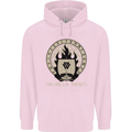 Vikings Valhalla Awaits Valknut Symbol Odin Childrens Kids Hoodie Light Pink