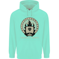 Vikings Valhalla Awaits Valknut Symbol Odin Childrens Kids Hoodie Peppermint
