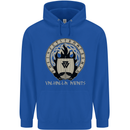 Vikings Valhalla Awaits Valknut Symbol Odin Childrens Kids Hoodie Royal Blue