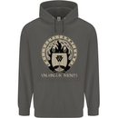 Vikings Valhalla Awaits Valknut Symbol Odin Childrens Kids Hoodie Storm Grey
