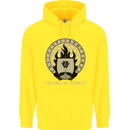 Vikings Valhalla Awaits Valknut Symbol Odin Childrens Kids Hoodie Yellow