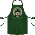 Vikings Valhalla Awaits Valknut Symbol Odin Cotton Apron 100% Organic Forest Green