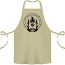 Vikings Valhalla Awaits Valknut Symbol Odin Cotton Apron 100% Organic Khaki