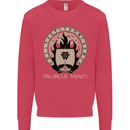 Vikings Valhalla Awaits Valknut Symbol Odin Kids Sweatshirt Jumper Heliconia