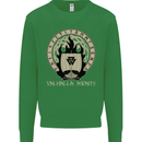 Vikings Valhalla Awaits Valknut Symbol Odin Kids Sweatshirt Jumper Irish Green