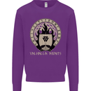 Vikings Valhalla Awaits Valknut Symbol Odin Kids Sweatshirt Jumper Purple