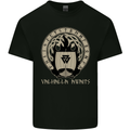 Vikings Valhalla Awaits Valknut Symbol Odin Kids T-Shirt Childrens Black