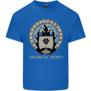 Vikings Valhalla Awaits Valknut Symbol Odin Kids T-Shirt Childrens Royal Blue