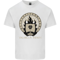 Vikings Valhalla Awaits Valknut Symbol Odin Kids T-Shirt Childrens White