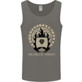 Vikings Valhalla Awaits Valknut Symbol Odin Mens Vest Tank Top Charcoal