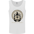 Vikings Valhalla Awaits Valknut Symbol Odin Mens Vest Tank Top White