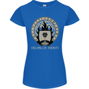 Vikings Valhalla Awaits Valknut Symbol Odin Womens Petite Cut T-Shirt Royal Blue
