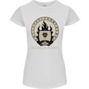 Vikings Valhalla Awaits Valknut Symbol Odin Womens Petite Cut T-Shirt White
