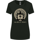 Vikings Valhalla Awaits Valknut Symbol Odin Womens Wider Cut T-Shirt Black