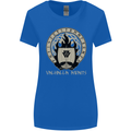 Vikings Valhalla Awaits Valknut Symbol Odin Womens Wider Cut T-Shirt Royal Blue