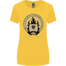 Vikings Valhalla Awaits Valknut Symbol Odin Womens Wider Cut T-Shirt Yellow
