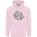 Vikings Valknut Symbol With Ravens Childrens Kids Hoodie Light Pink