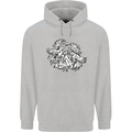 Vikings Valknut Symbol With Ravens Childrens Kids Hoodie Sports Grey