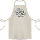 Vikings Valknut Symbol With Ravens Cotton Apron 100% Organic Natural