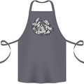 Vikings Valknut Symbol With Ravens Cotton Apron 100% Organic Steel