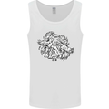 Vikings Valknut Symbol With Ravens Mens Vest Tank Top White