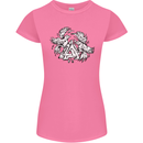 Vikings Valknut Symbol With Ravens Womens Petite Cut T-Shirt Azalea